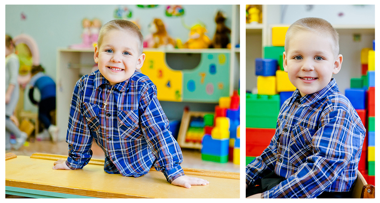 Максим. Один день в саду!