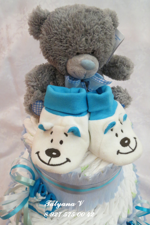 Тортики из памперсов