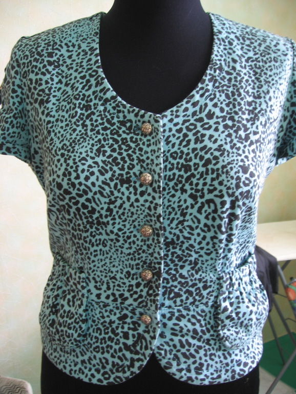 Сатиновый жакет.