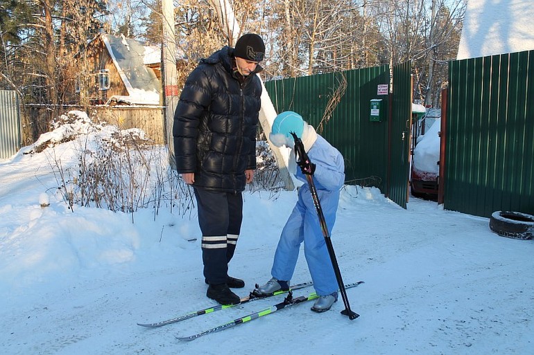 Ах, эти лыжи, лыжи=))) 21.01.14г.