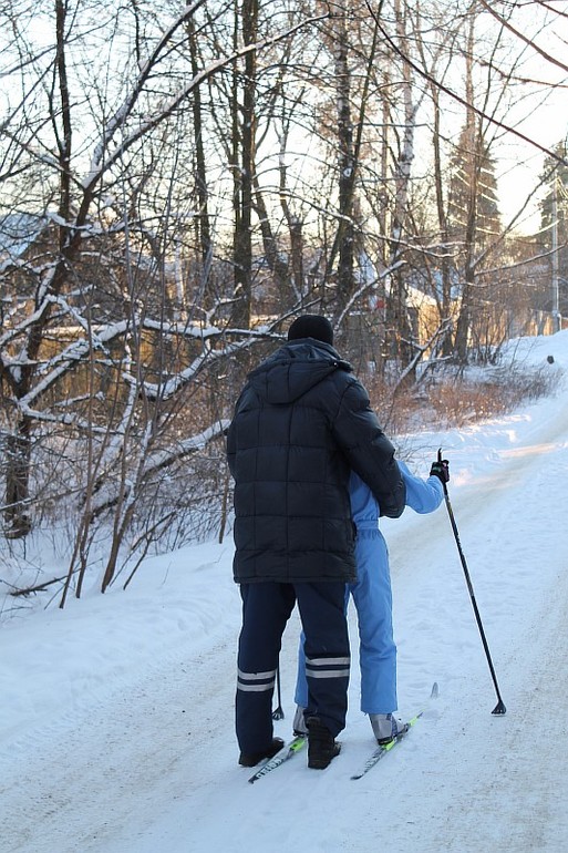 Ах, эти лыжи, лыжи=))) 21.01.14г.