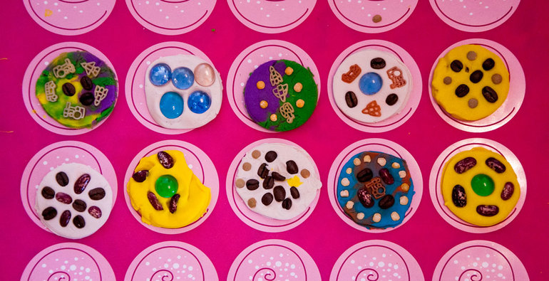 Мандалы из массы для лепки