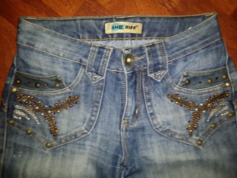 Отличные джинсовые капри