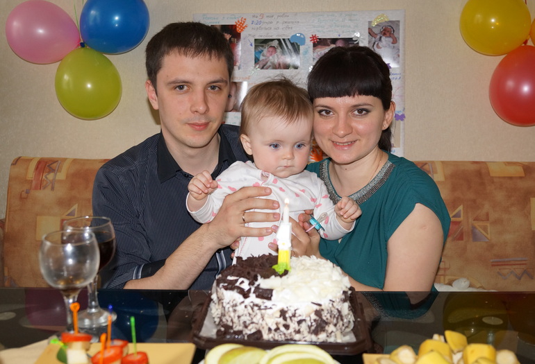 Чудесный день-Первый День Рождения!