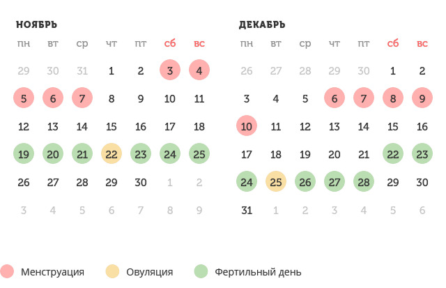 Калькулятор овуляции