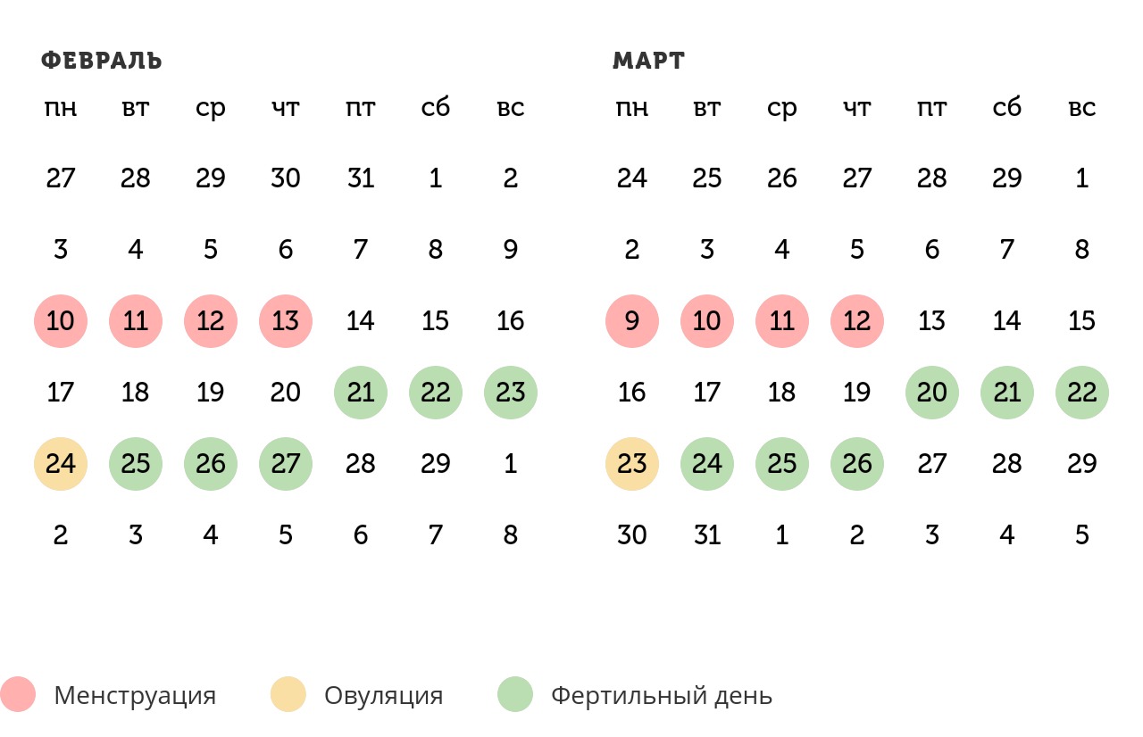 Калькулятор овуляции