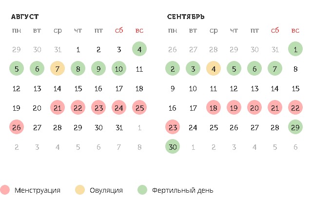 Калькулятор овуляции