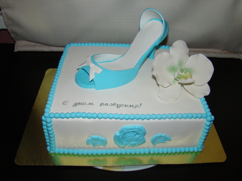 туфелька и орхидея