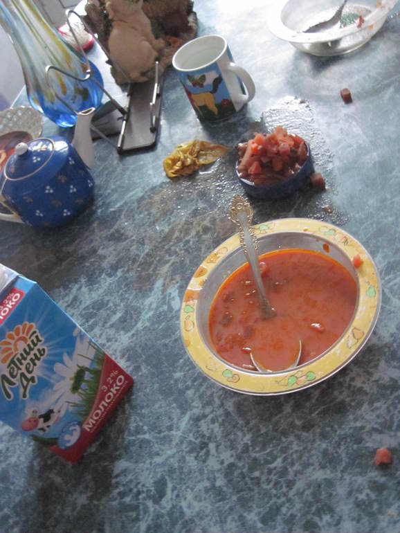 Сегодня. Что мы кушали, и где мы были. Подробно.