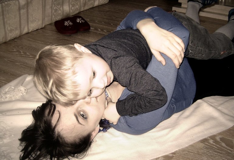 Как я сказала о беременности... своему сыну