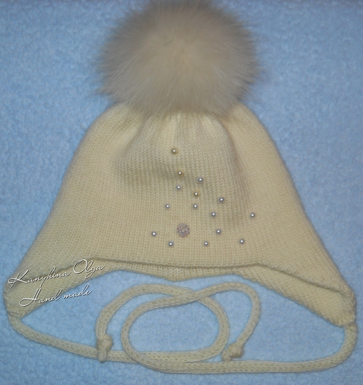 Шапочка мериносовая