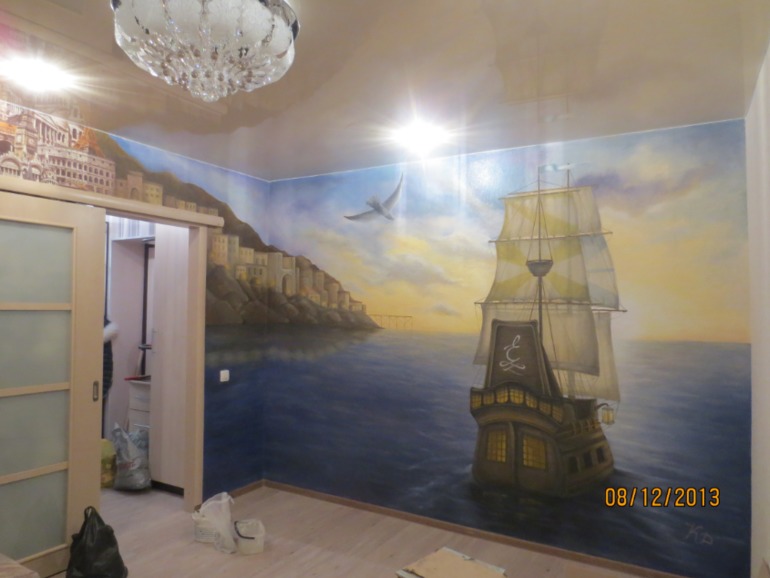 Витебск. Художественная роспись стен.