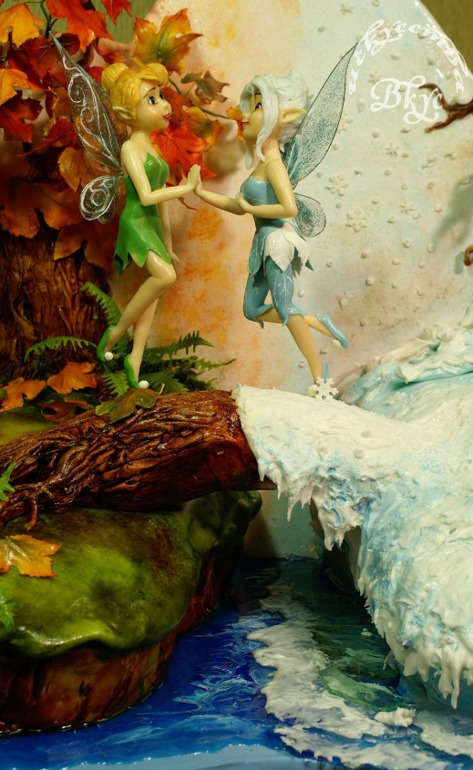 Торт по мультфильму " Тайна зимнего леса"