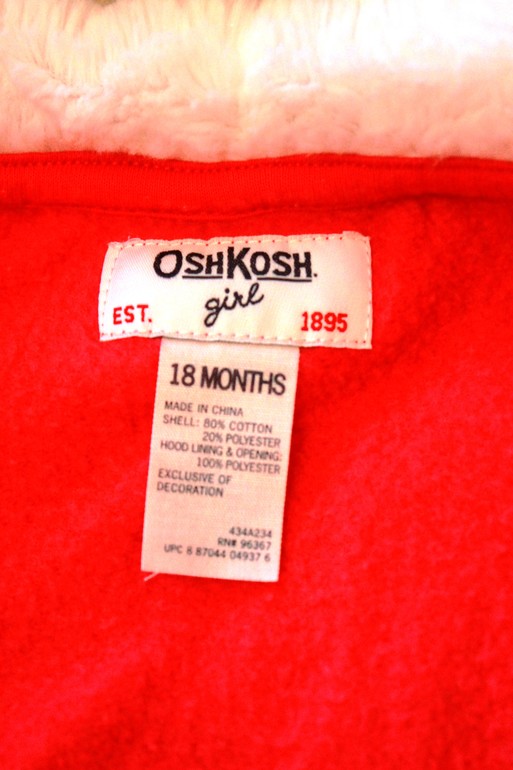 Утепленный комбез OshKosh для девочки (на 1,5 года) - 800 руб. (Москва)
