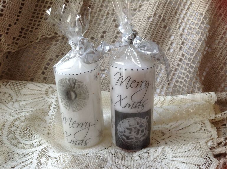 Подарки к Новому Году, ручная работа, игрушки из фетра, декупаж!