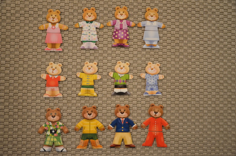 Развивашки - Melissa&Doug; (паззл Одень семью медведей)