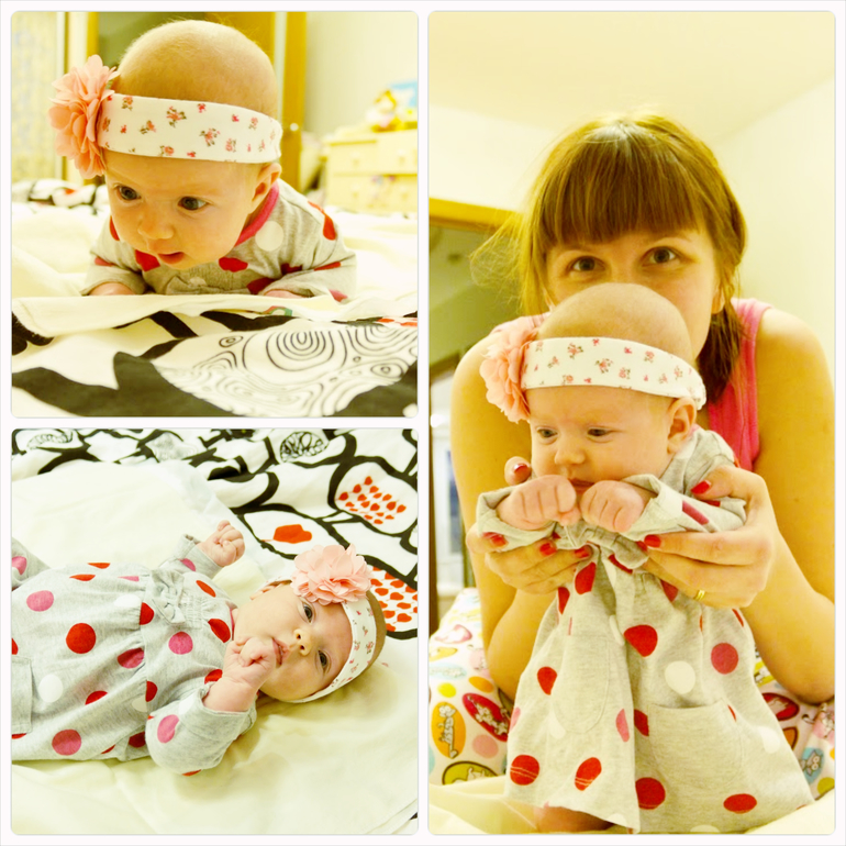 Как мы подросли! Фоторепортаж 2-го месяца жизни!