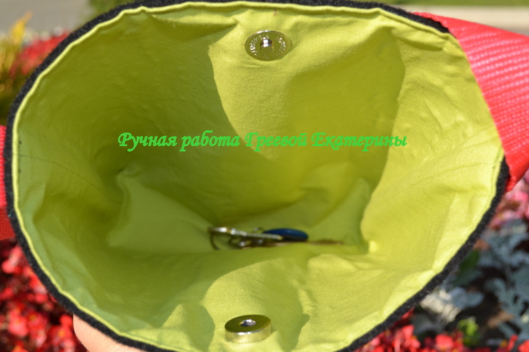 Детская сумочка из ФЕТРА и ТКАНИ под названием