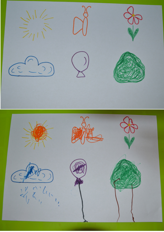 Задания с наклейками и фломастерами(и не только) или неделя на больничном без принтера :)