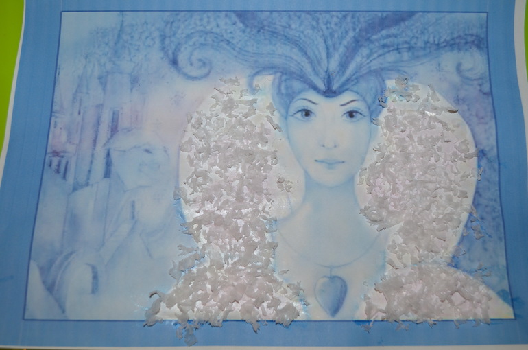 Предновогодние занимашки.Наш адвентик) Снежная королева