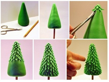 Предновогодние занимашки. Елки-иголки