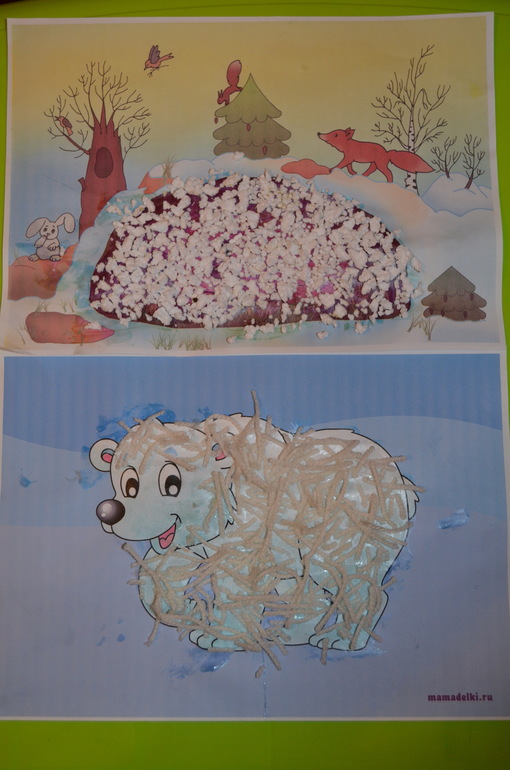 Предновогодние занимашки. Мишка