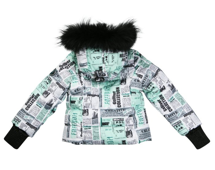 Комплект: Куртка Газета и полукомбинезон 116(черный)