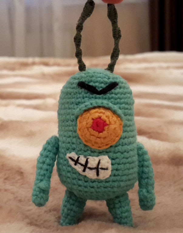 Все главные герои мультика Спонч Боб крючком!