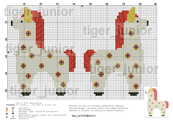 Новогодние игрушки (схемы)