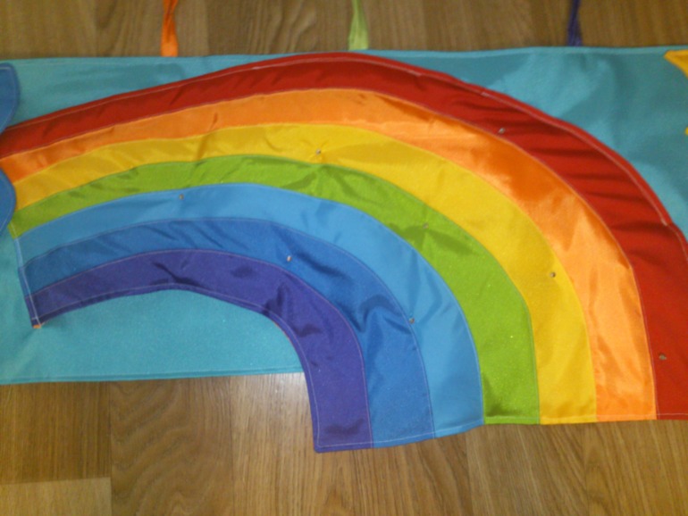 Сшила ламбрекен сынуле в садик