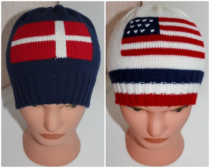 ОСЕННИЕ. Детские Мериносовые Шапочки.