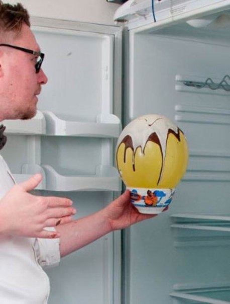 Шоколадная вазочка для фруктов