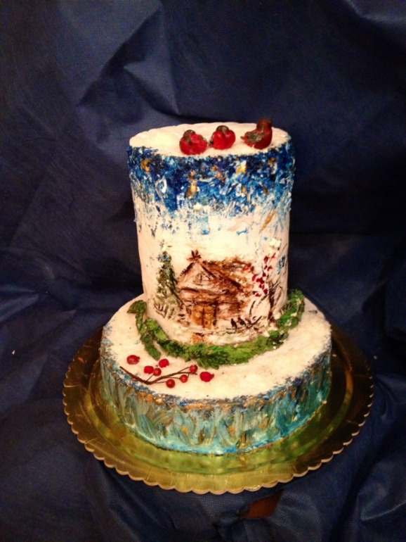 Зимний торт