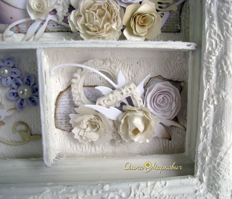 Оъемная рамка в подарок на свадьбу