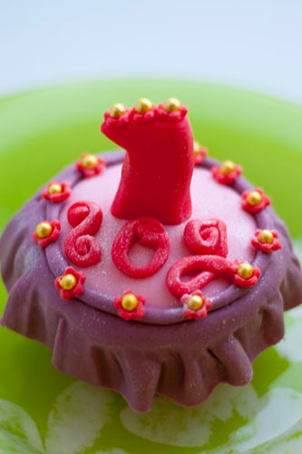 Ванильные капкейки на годовастие Софии