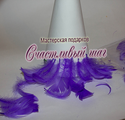 МК Елка из перьев