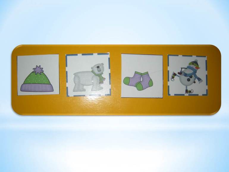 Занятие Шичида (почти 1,8) тема «Зима. Одежда зимняя»