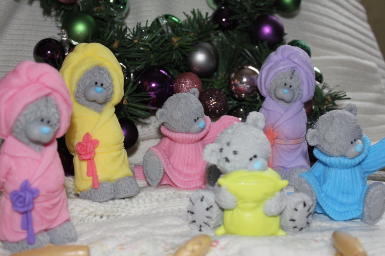 новогоднее мыло ручной работы в подарок