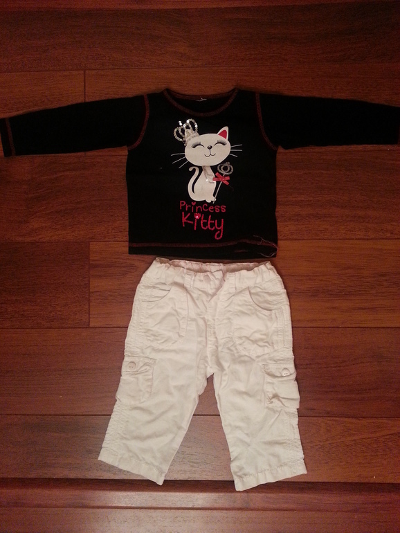 Брючки Zara +кофточка(9-12 мес или до 74 см.)-300 руб(м.Щелковское)