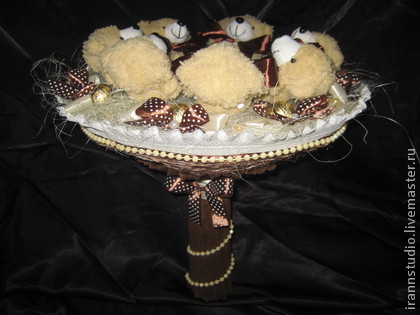 Букет из мягких игрушек "Юбилейный"