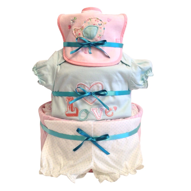 Торт из памперсов "Любимый птенчик"