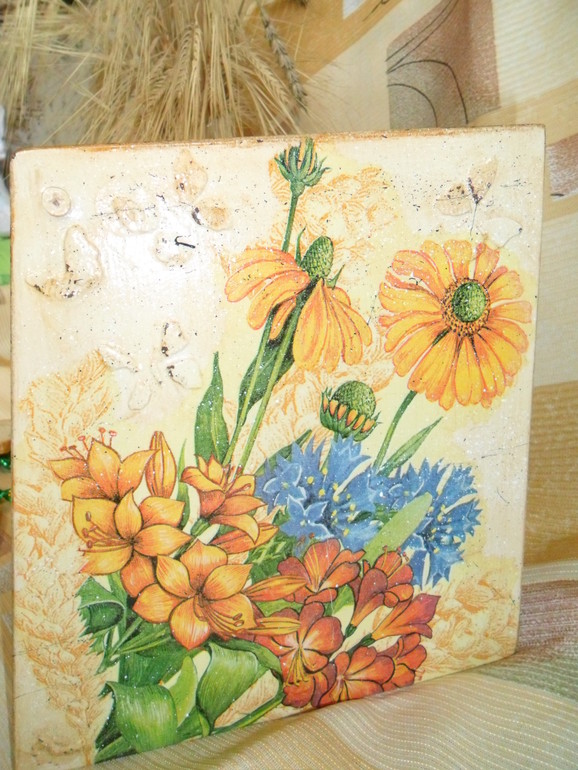 Хлебница с колосьями