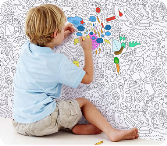 Обои-раскраски