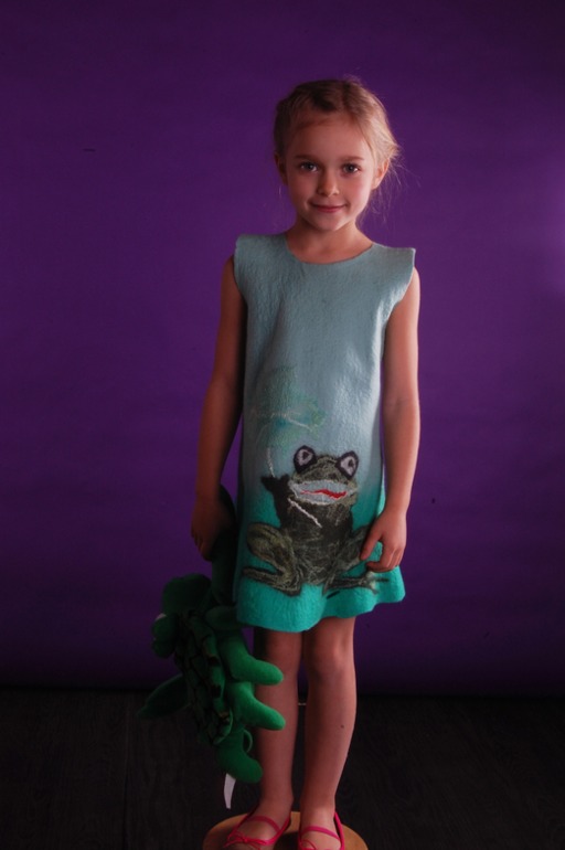 валяные сарафанчики с аппликацией для девочек любого возраста