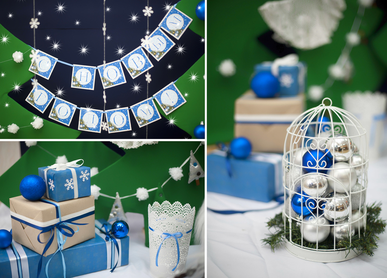 А вот наше новогоднее оформление!!!