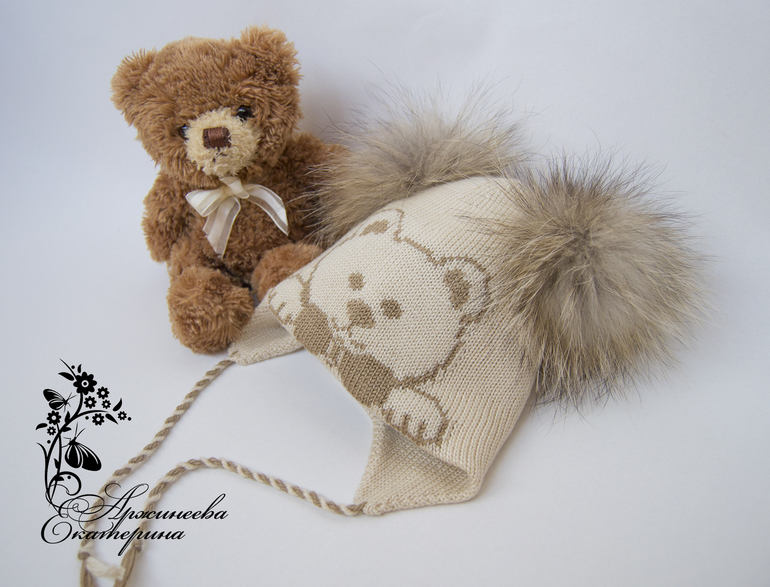 Зимняя шапочка для мальчика