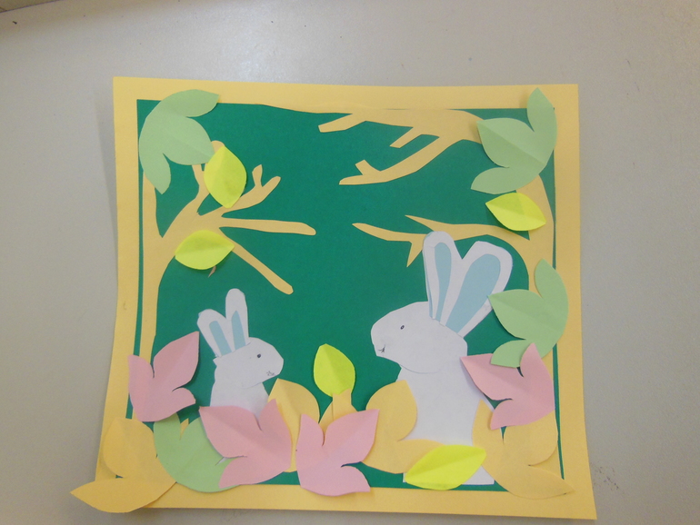 Объемная аппликация с детьми