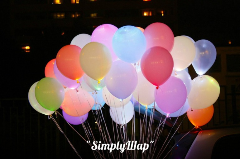 оформление воздушными шарами