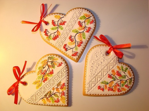 Свадебные прянички "Золотая осень"