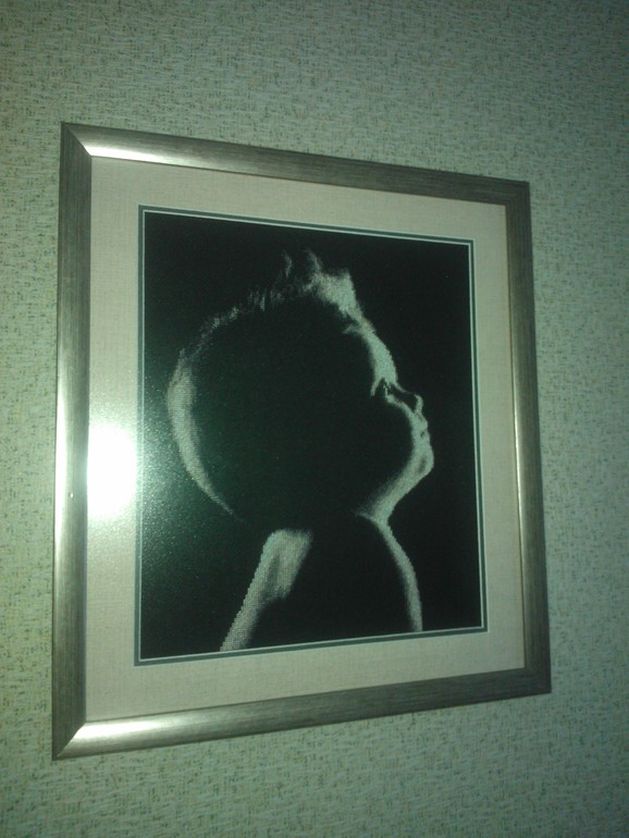 Визуализирую желание...вышила за 4-ре дня